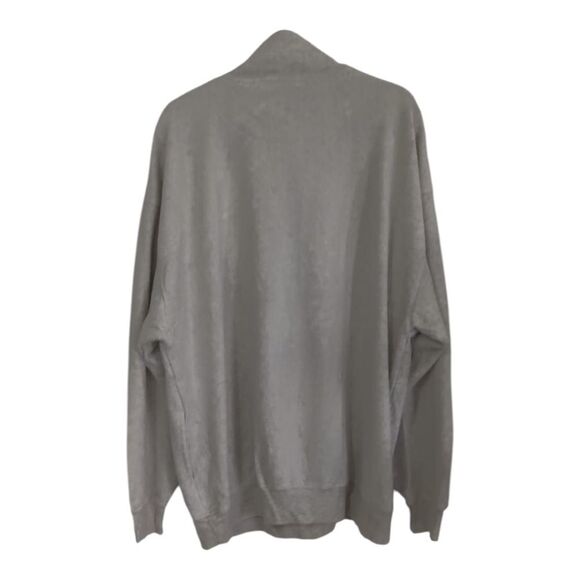 VTG NWT RAINFOREST Men's GRAY Zip-Up Sweater XXL - Picture 3 of 9